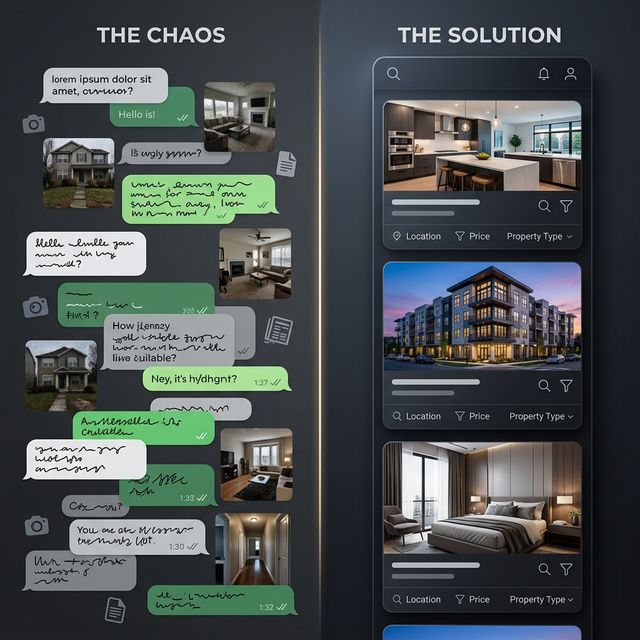 WhatsApp Chaos vs RedProp Feed